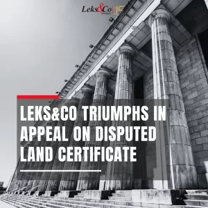 Leks&Co Triumphs in Appeal on Disputed Land Certificate