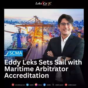 Eddy M. Leks Sets Sail with Maritime Arbitrator Accreditation